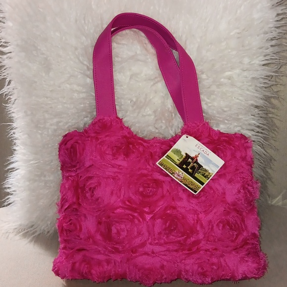 Escada pink chiffon rose bag NWT - Picture 3 of 7